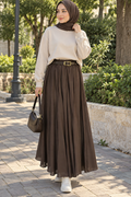 Elegance Kemer Detaylı Etek