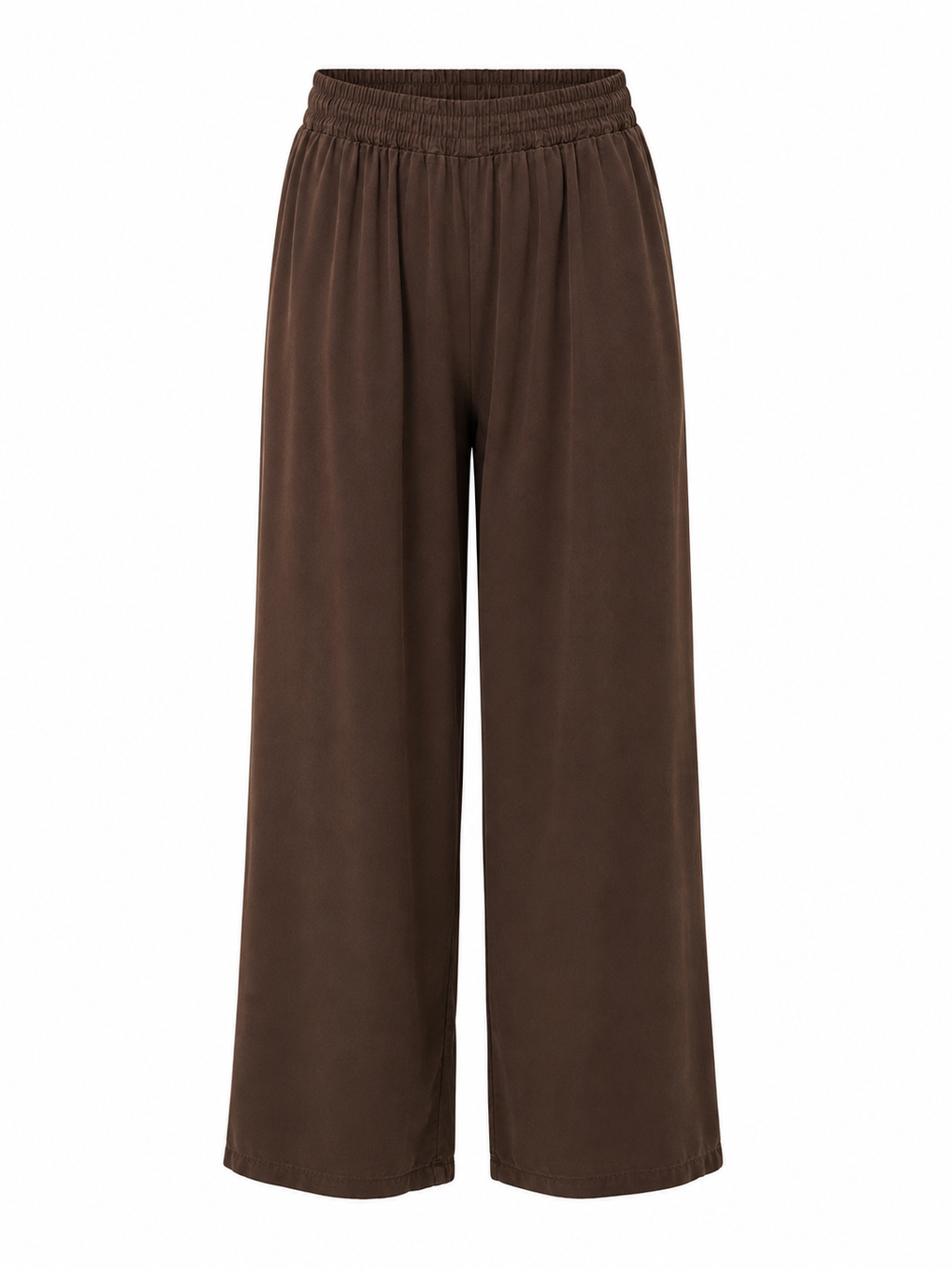 Tencel Pantolon Koyu Kahve
