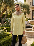 Tencel Tunik Sarı